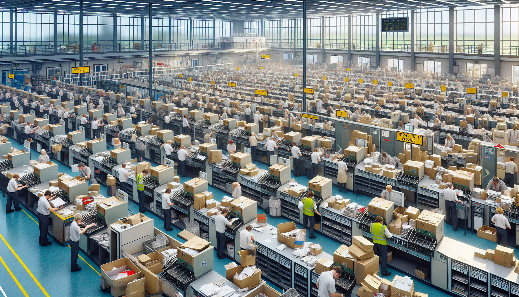 Jersey Post Sorting Office tour