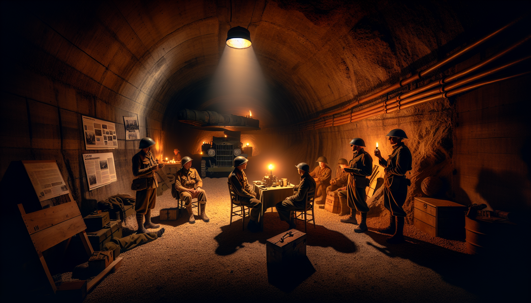 Halloween Torchlight Bunker Opening