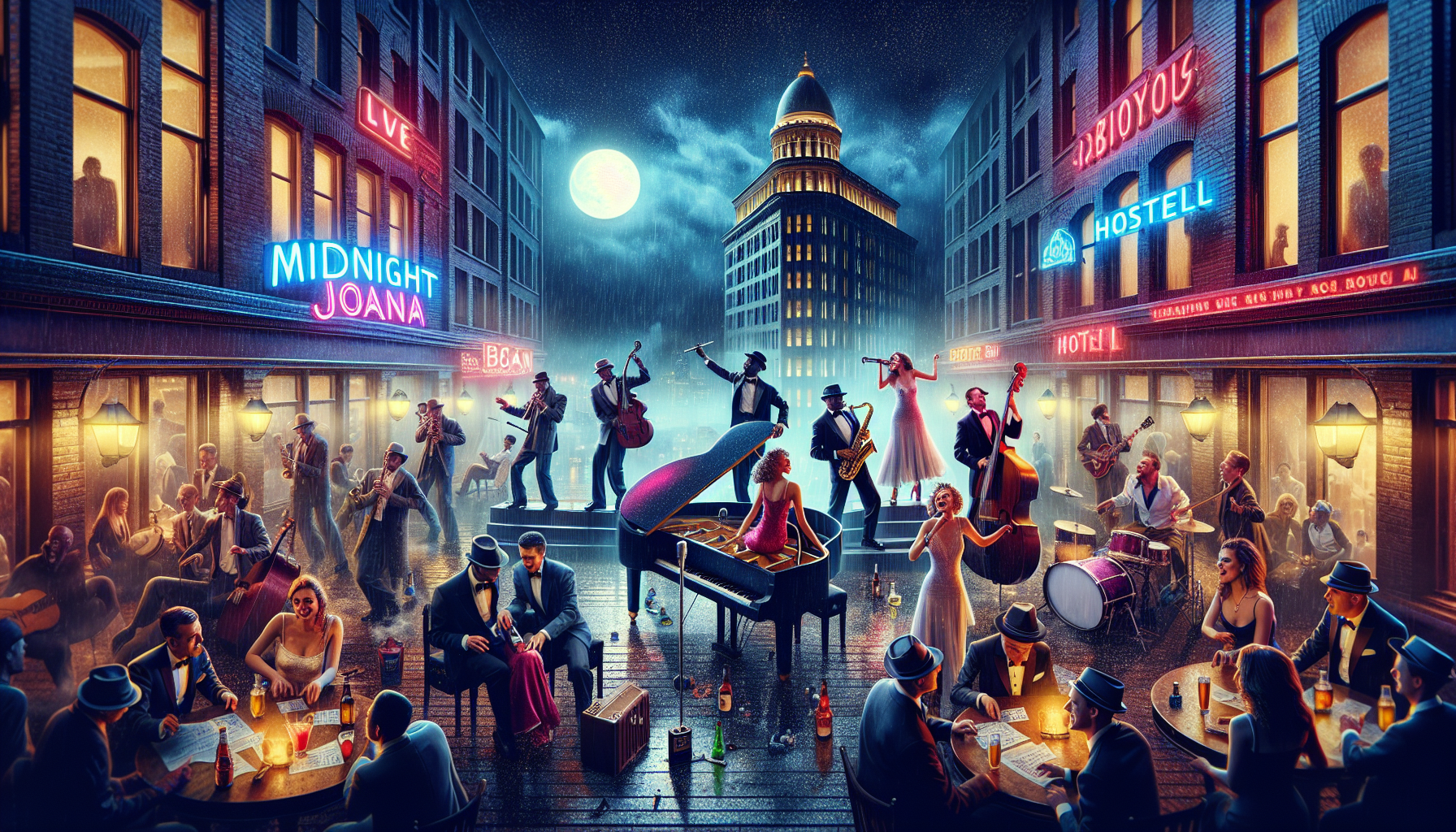 Midnight Joanna is a unique & original live musical experience