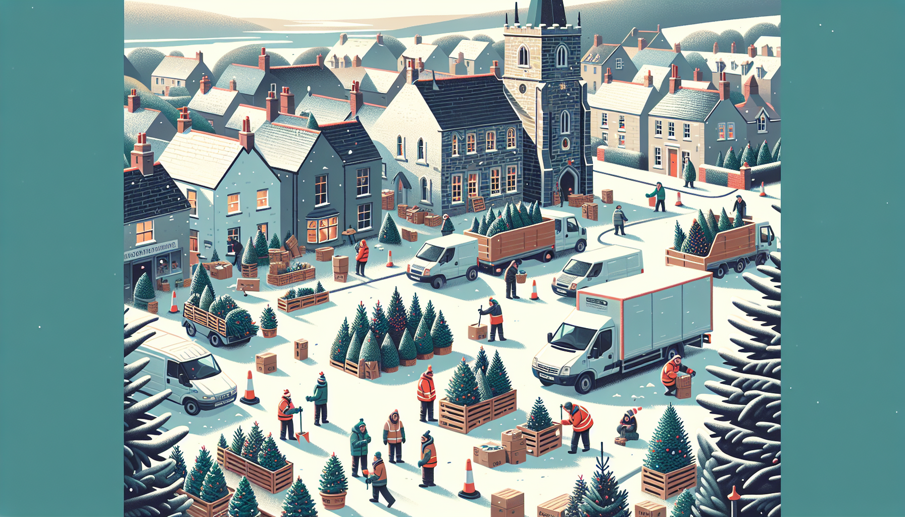 Jersey Hospice Care Christmas Tree Collections