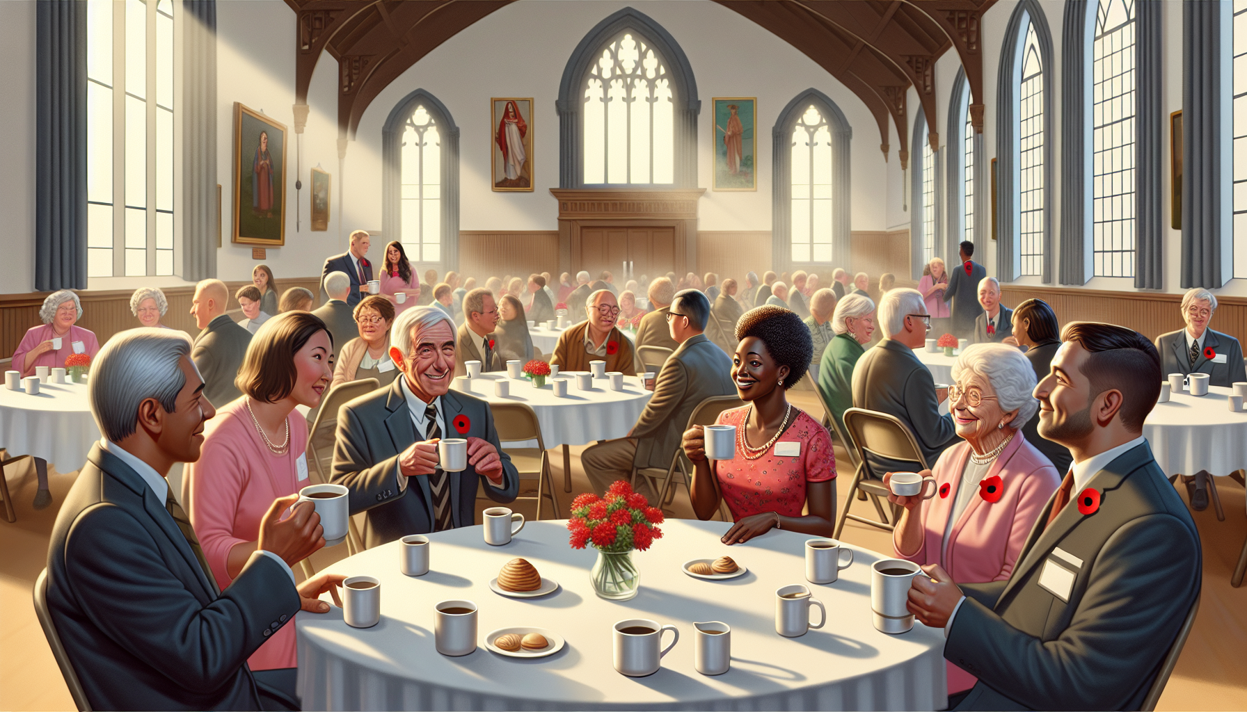 Parish of St John Coffee Morning in aid of the Royal British Legion Poppy Appeal