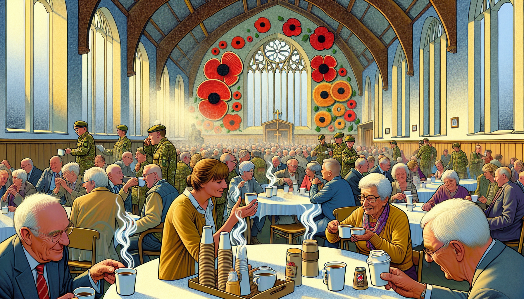 Parish of St Peter Coffee Morning in aid of Royal British Legion Poppy Appeal