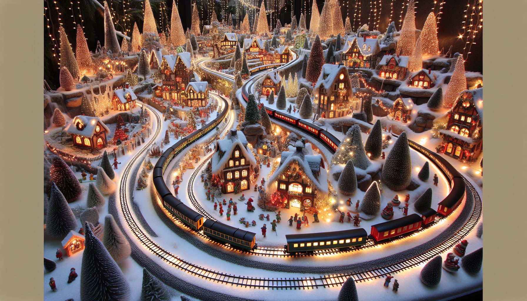 Garden Railway Winter Wonderland 2024