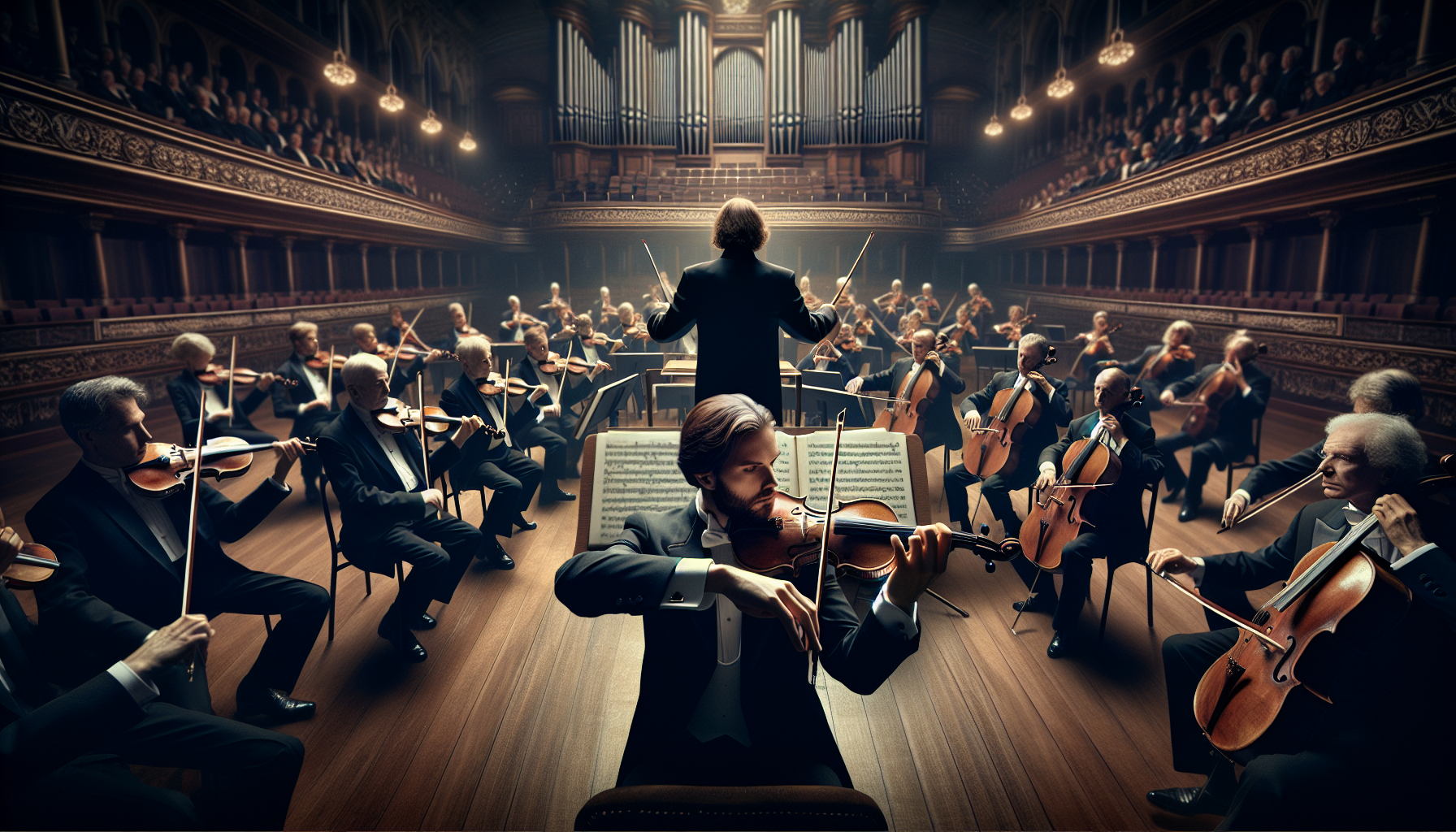 Boris Brovtsyn with the Jersey Chamber Orchestra