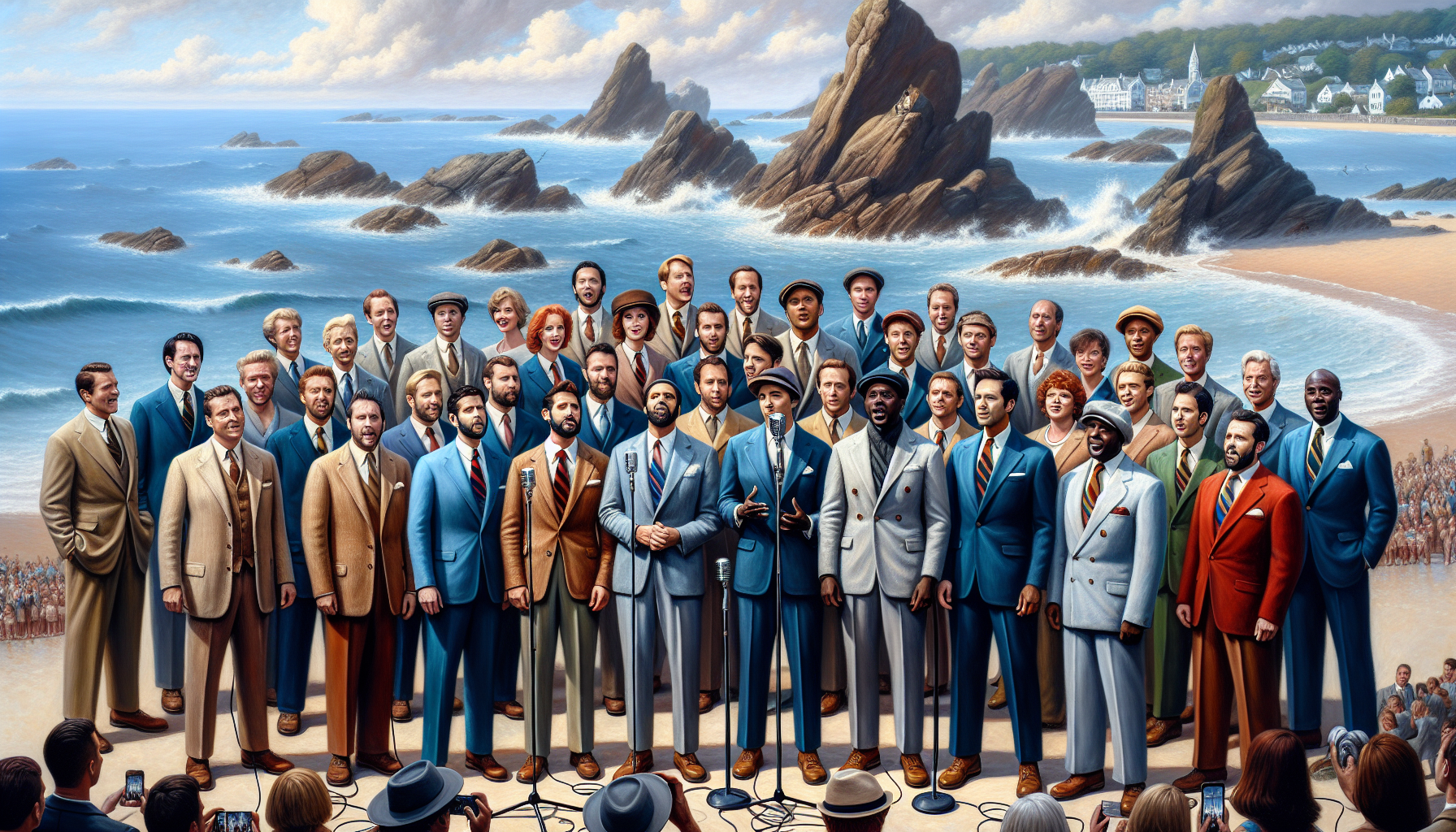 Members of The Sixteen - world renowned singers come to Jersey