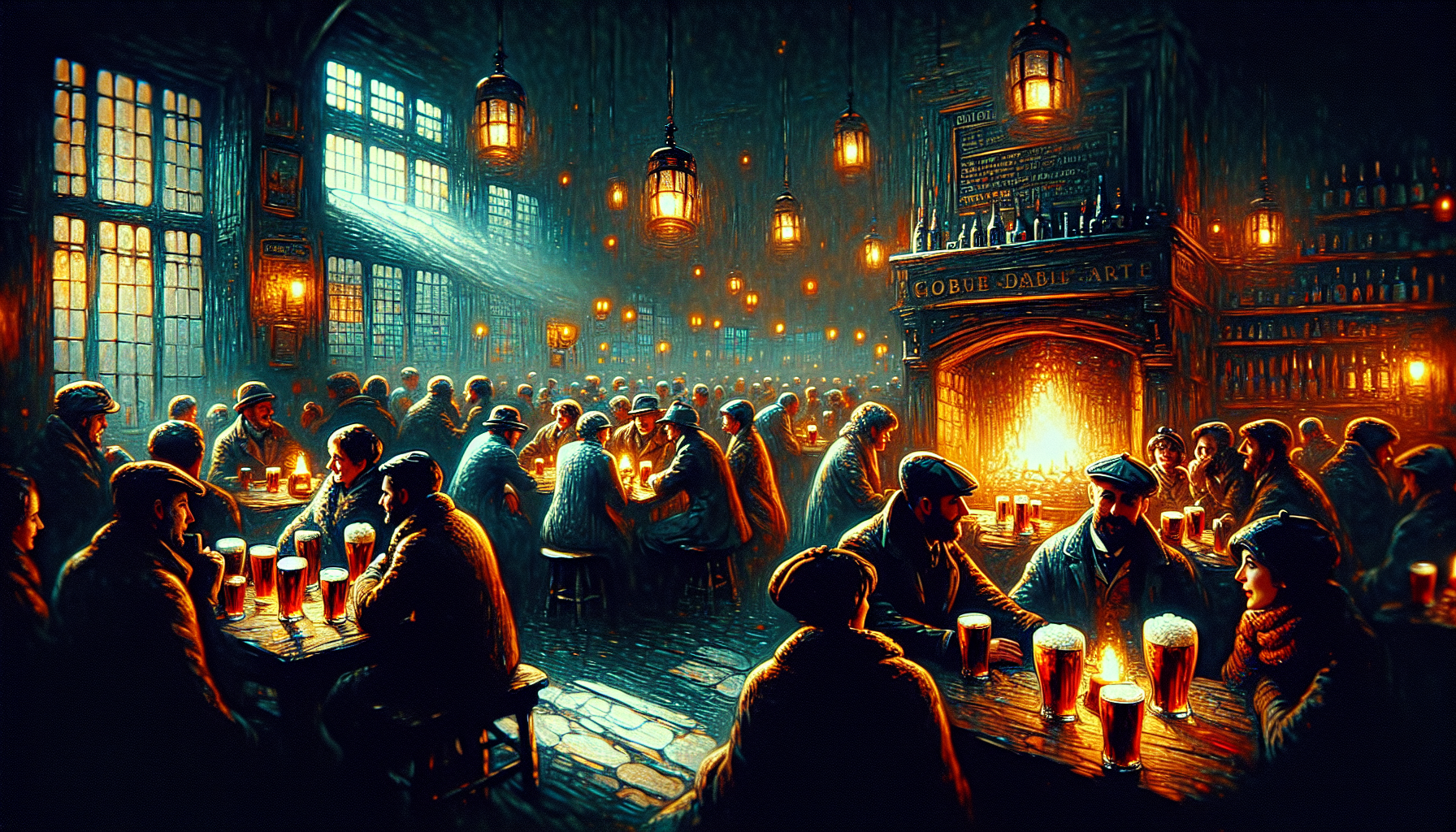 Conversation au pub - Janvier