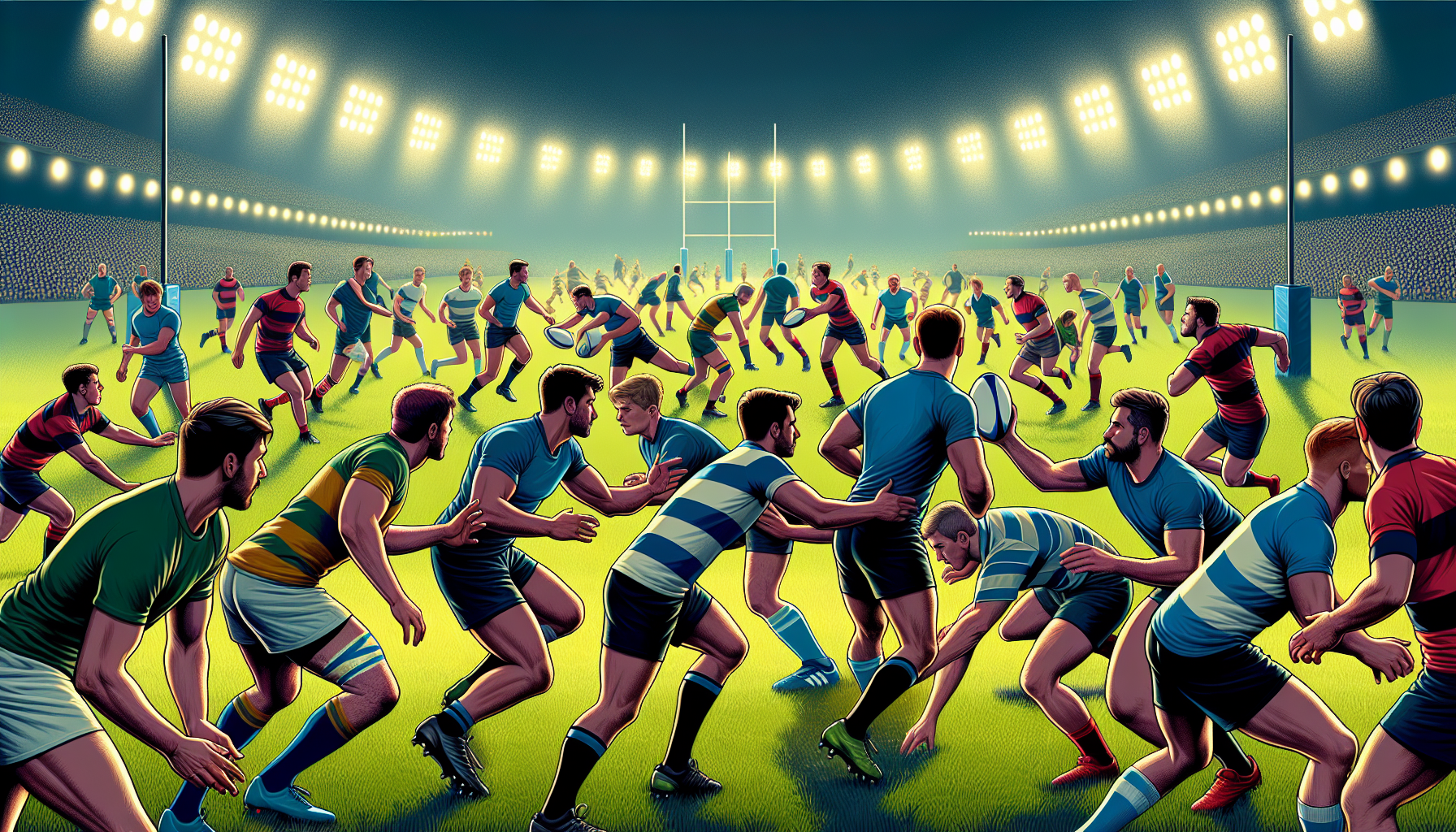 Jersey Touch Rugby - Monday Night Lights