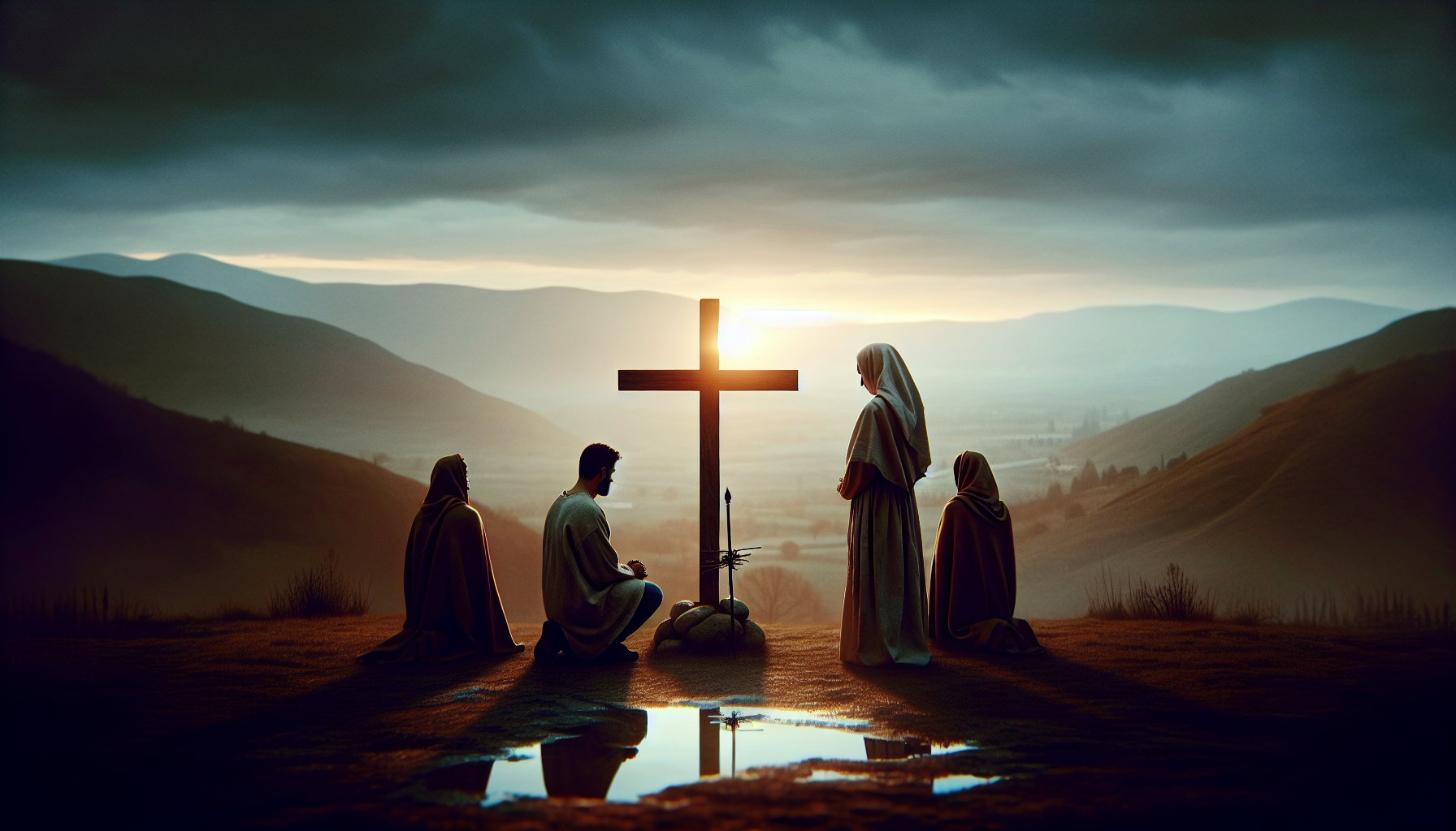 Good Friday relections at the cross