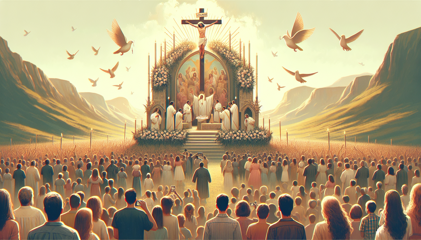 Easter Day Holy Communion with Little Oaks Sunday Club 9.30am 20th April 2025