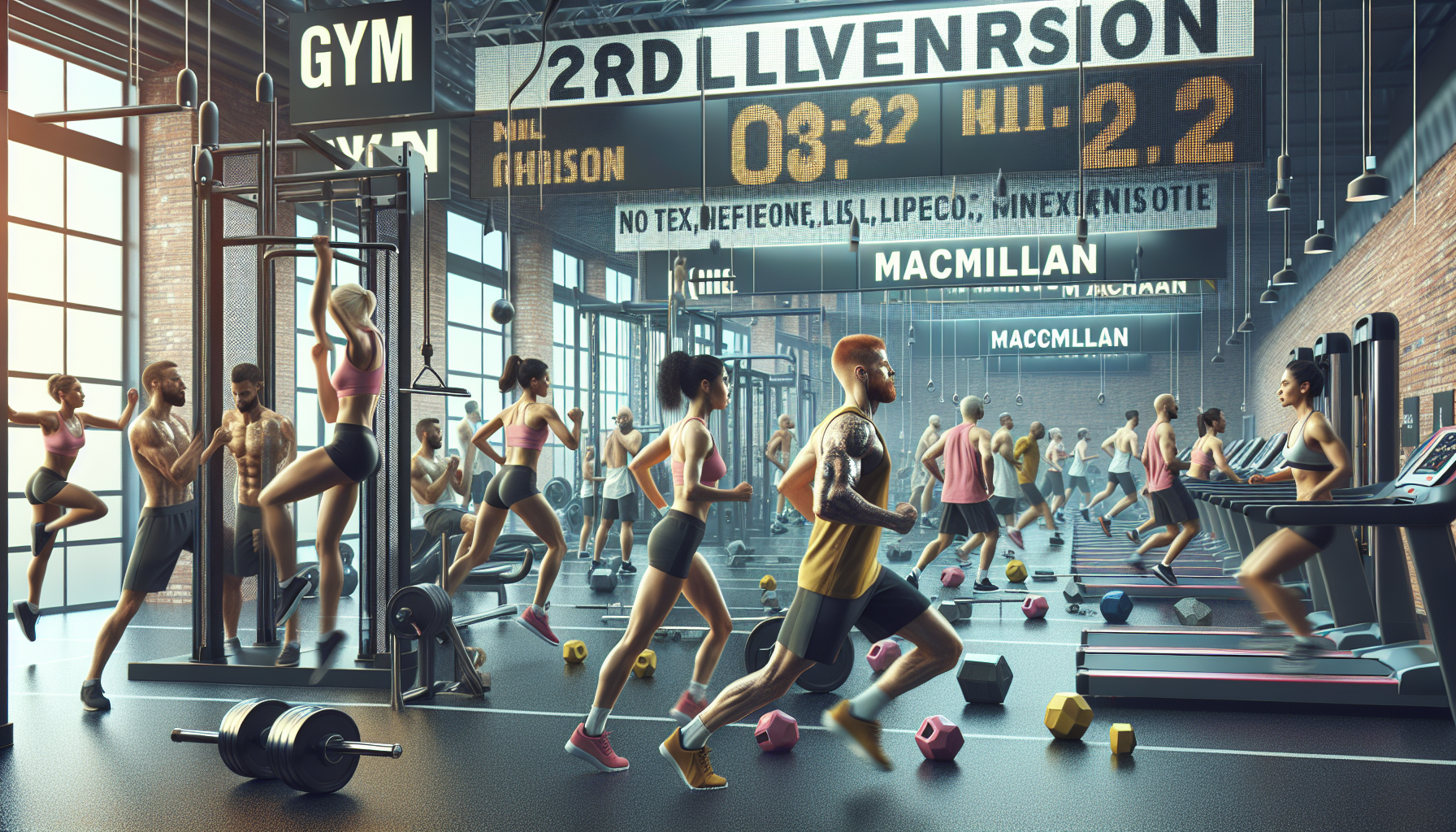 Springfield Gym Second Anniversary MacMillan challenge