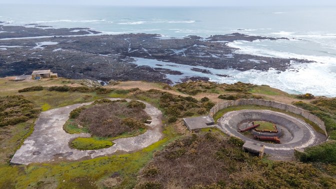 Gun pit 2 of Batterie Moltkë
