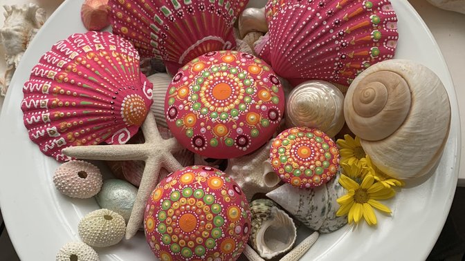 Jo's Painted Pebbles - Jersey