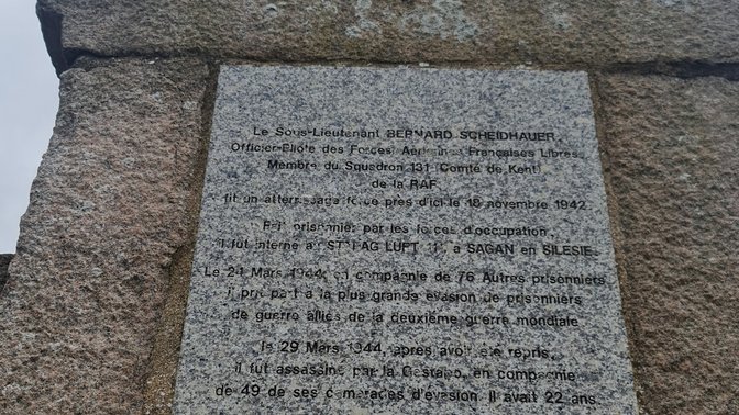 WW2 Spitfire Pilot Memorial