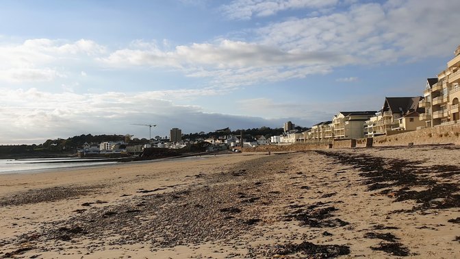 Victor Hugo and his favourite rocks at St Clement, Jersey.