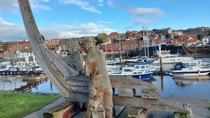 Symbolic Keel of Gorey Shipyards Sculpture