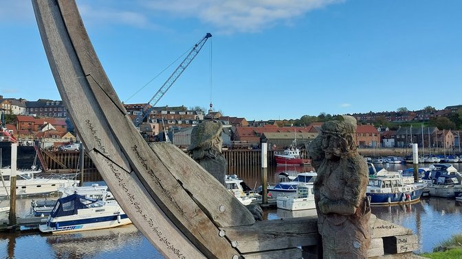 Symbolic Keel of Gorey Shipyards Sculpture