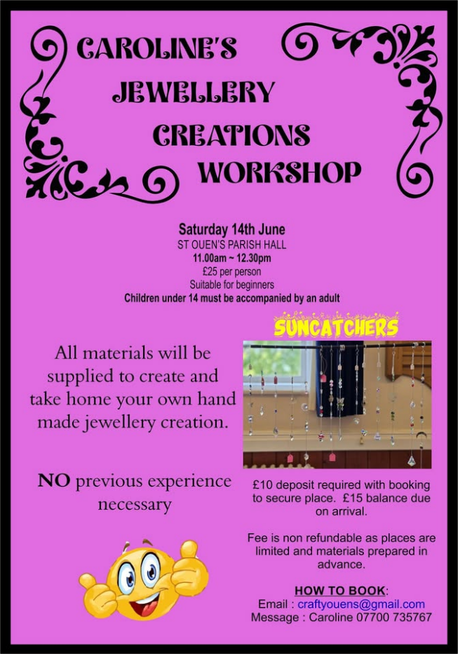 Caroline's Suncatcher Workshop at Crafty Ouens