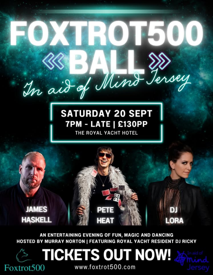 The Foxtrot500 Ball in aid of Mind Jersey