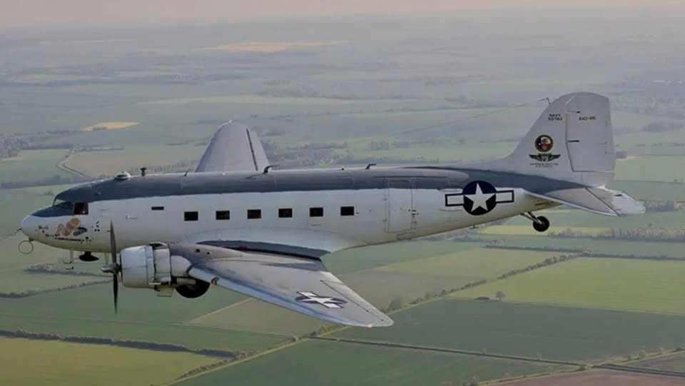 Visiting Douglas R4D at Jersey Aero Club