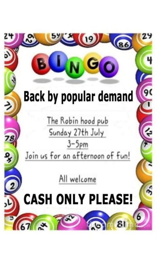 ROBIN HOOD BINGO