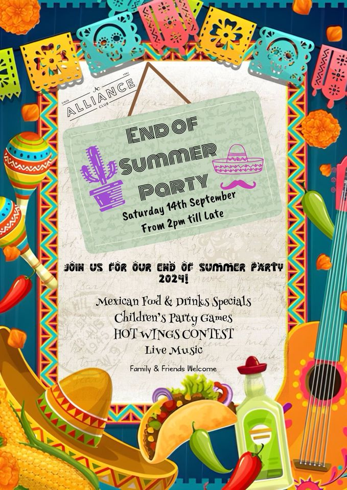 Alliance End of Summer Party