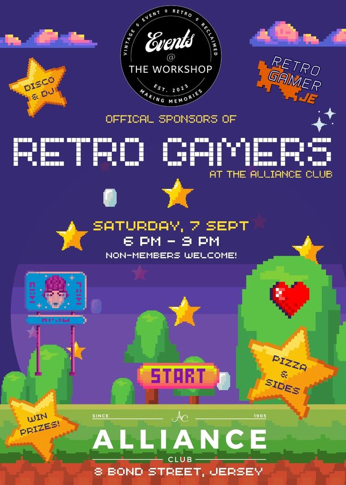 Retro Gaming Evening with DJ & Disco