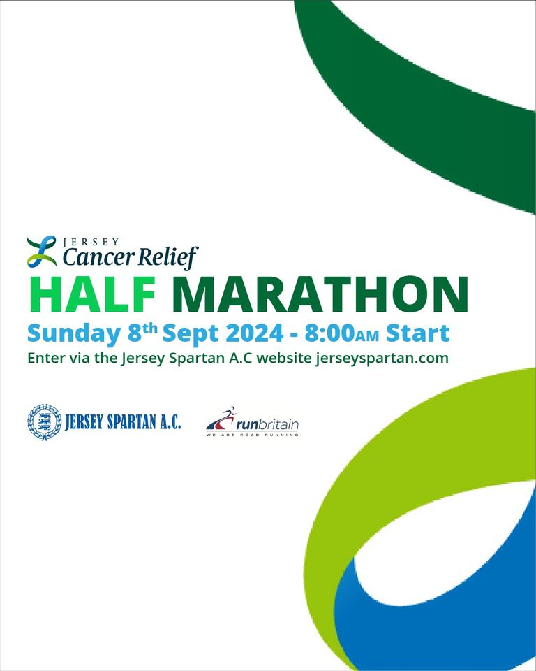 Jersey Cancer Relief Half Marathon 2024 in association with Jersey Spartan AC