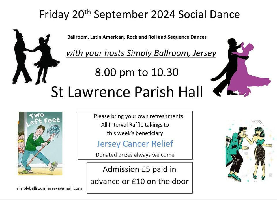 September Social Dance with Simply Ballroom, Jersey
