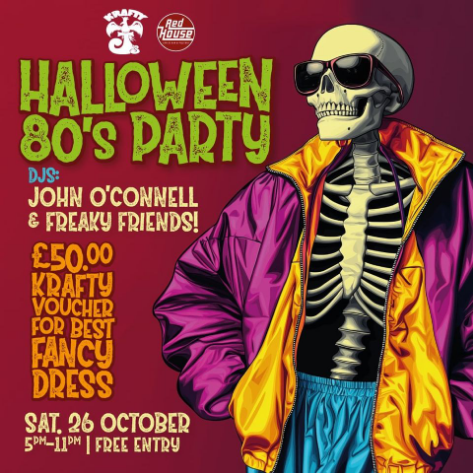 Krafty Js 80s Halloween  Party
