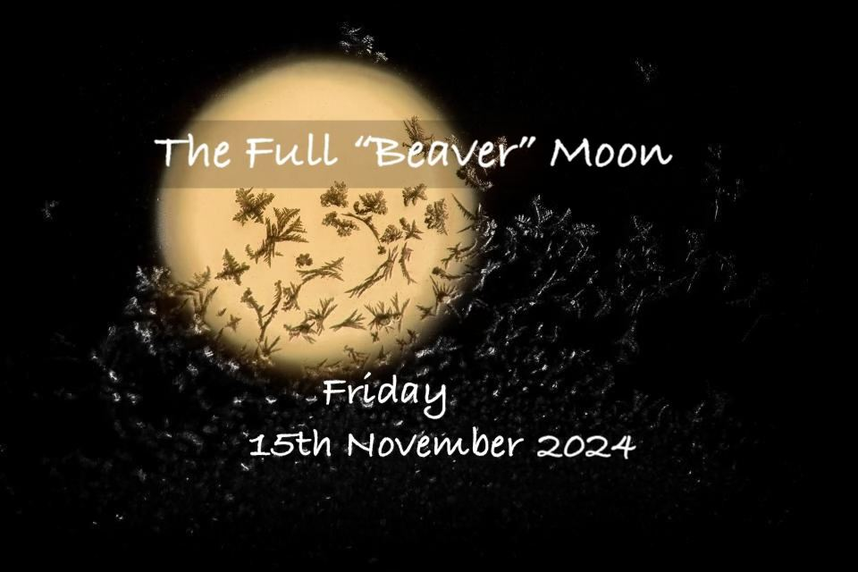 Rise of the Full 'Beaver' Moon - a Super Moon spectacle