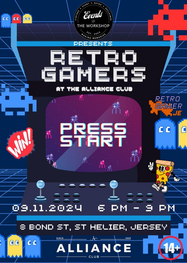 Retro Gamers at The Alliance Club (over 14's only)