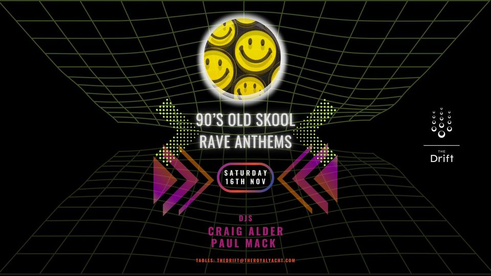90's Old Skool Rave Anthems - DJ Craig Alder & Paul Mack
