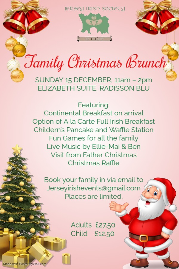 Jersey Irish Society Family Christmas Brunch