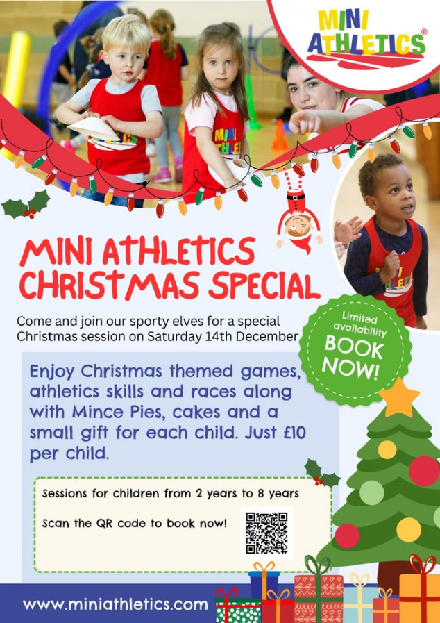 Mini Athletics Christmas Session