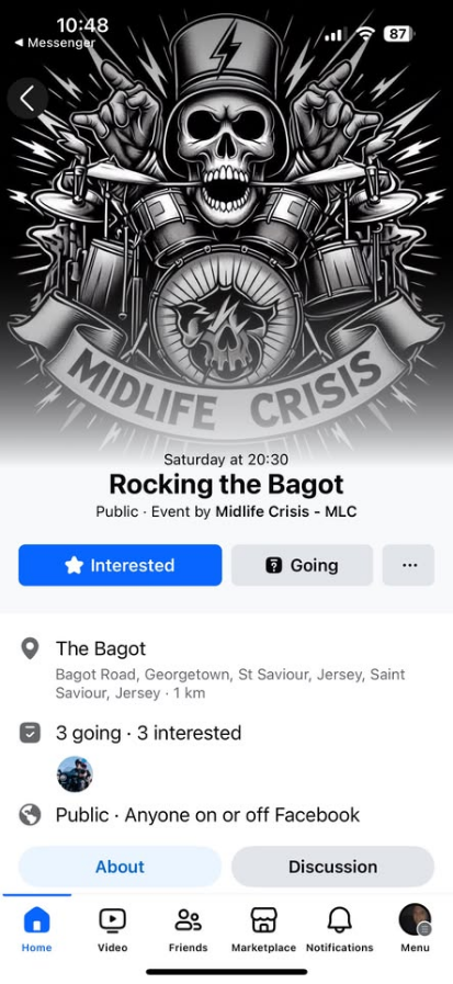 Rocking it at the Bagot 