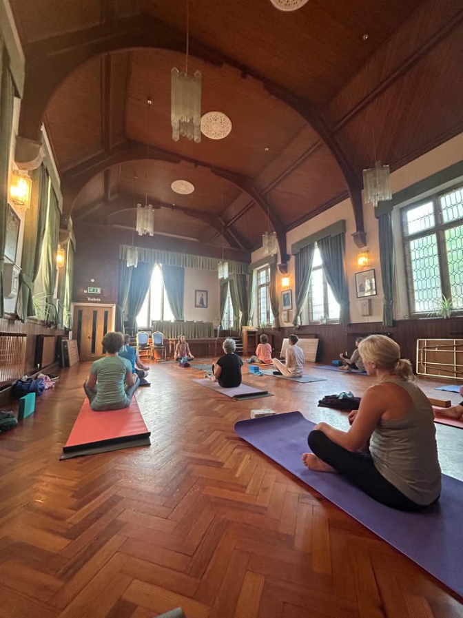 Saturday morning yoga with Toyah