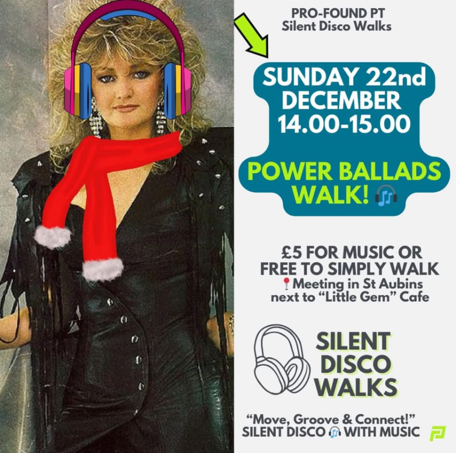 SILENT DISCO WALK! Power Ballads & Festive Faves