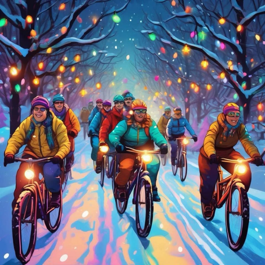 Steve & Baggers Annual Christmas Lights Ride