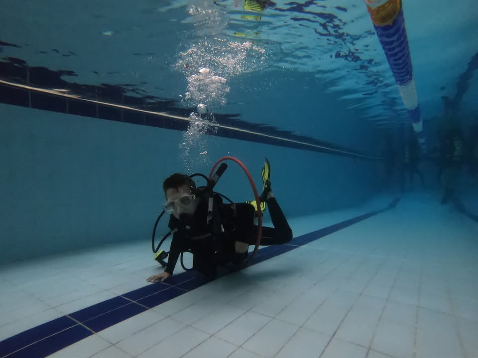 refresh your dive skills in the pool