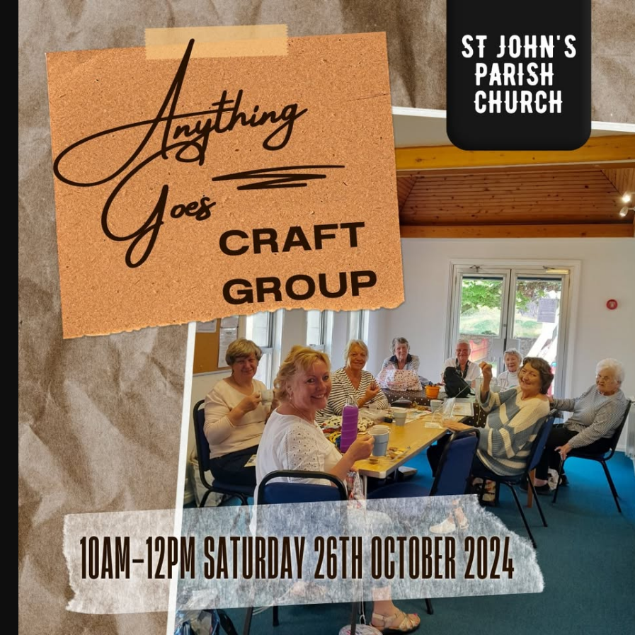 Anything Goes Craft Group 10.00am-12.00pm last Saturday of the month