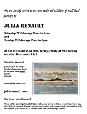 Exhibition of small local paintings