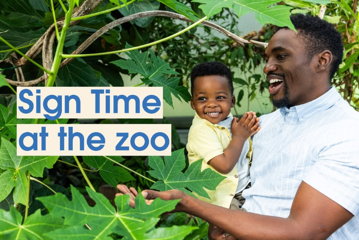 Sign Time at the zoo
