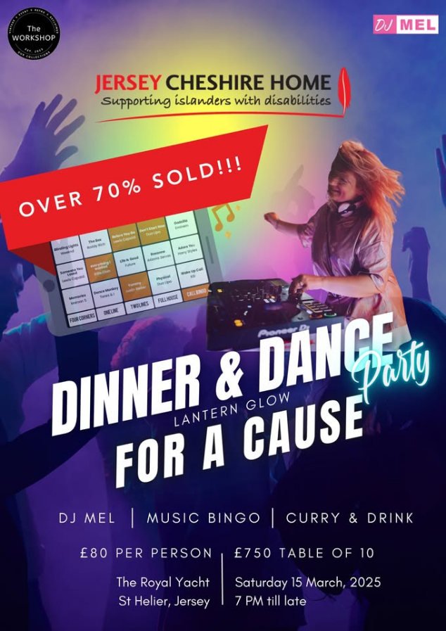 Jersey Cheshire Home Presents... Dinner & Dance For a Cause