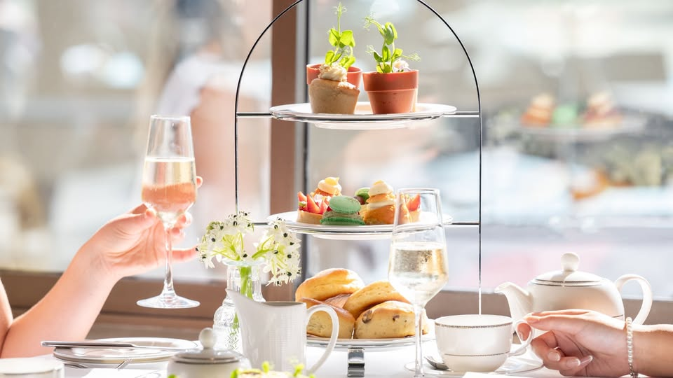 Taittinger champagne afternoon tea