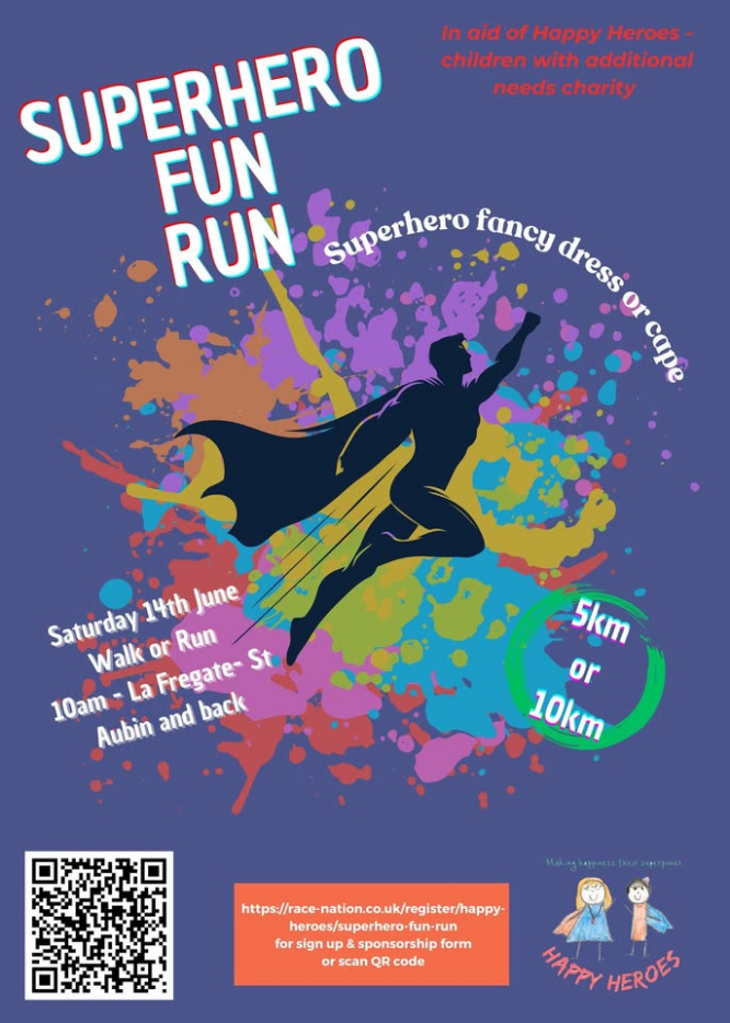 Superhero fun run