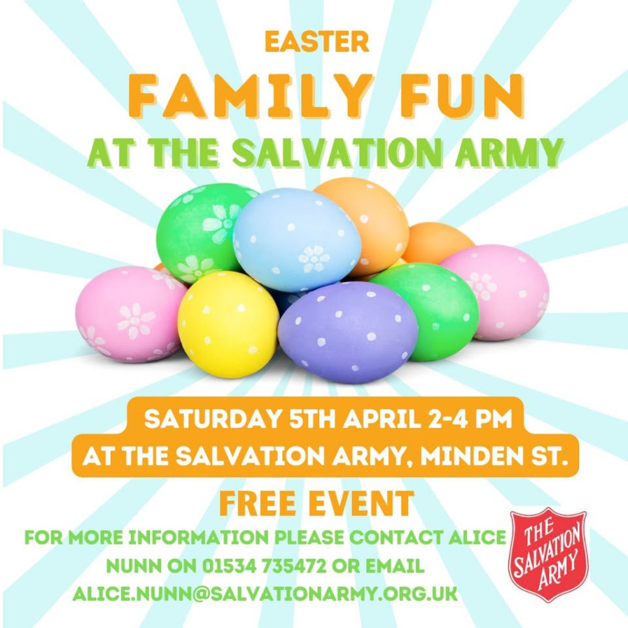 Jersey Salvation Army Easter Family Fun Day