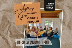 Anything Goes Craft Group 10.00am-12.00pm last Saturday of the month