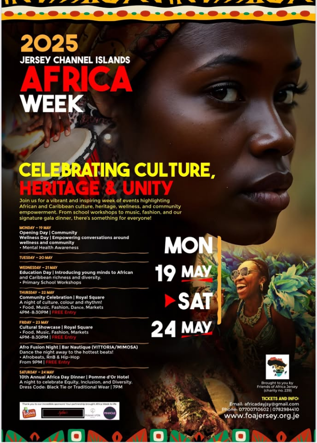 2025 JERSEY AFRICA WEEK CELEBRATING
