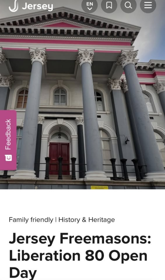 Jersey Freemasons Liberation 80 Open Day