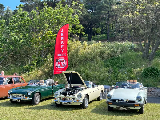 JMGOC Static Display at Jersey International Motoring Festival